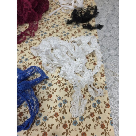 Lot of Assorted Lace & Ribbon Edging Trims – Various Colors & Styles - Picture 8 of 9